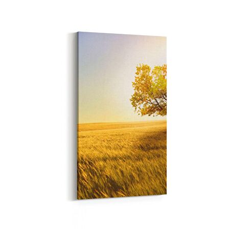 Olla 14282DD Doğa / Manzara Görseli Dikey Dar Kanvas Tablo (Ölçü: 40X80)
