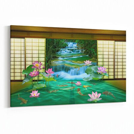 Olla 13432Y Doğa / Manzara Görseli Yatay Kanvas Tablo (Ölçü: 90X60)