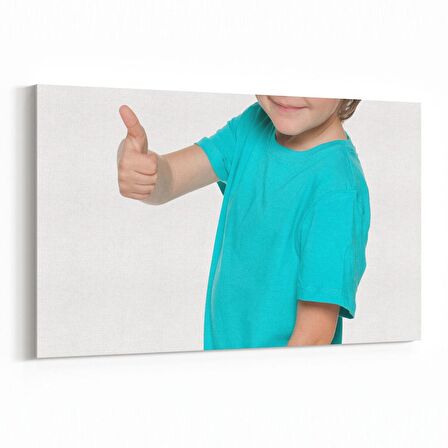 Olla 16817Y Model / Manken Görseli Yatay Kanvas Tablo (Ölçü: 70X50)