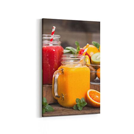 Olla 15034D Gıda Görseli Dikey Kanvas Tablo (Ölçü: 100X150)