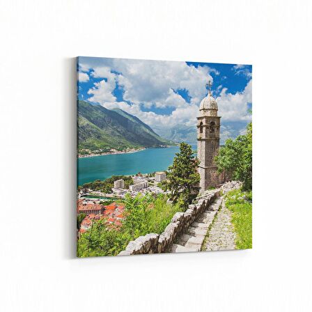 Olla 18249K Yapı Görseli Kare Kanvas Tablo (Ölçü: 25X25)