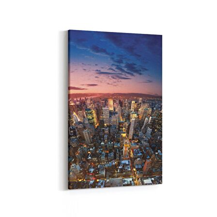 Olla 18693D Yapı Görseli Dikey Kanvas Tablo (Ölçü: 60X90)