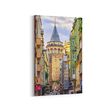 Olla 18719D Yapı Görseli Dikey Kanvas Tablo (Ölçü: 60X90)