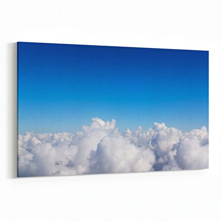 Olla 15444Y Gökyüzü Bulut Görseli  Yatay Kanvas Tablo (Ölçü: 70X50)