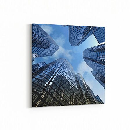 Olla 18120K4 Yapı Görseli Kare 4'lü Kanvas Tablo (Ölçü: 65X65)