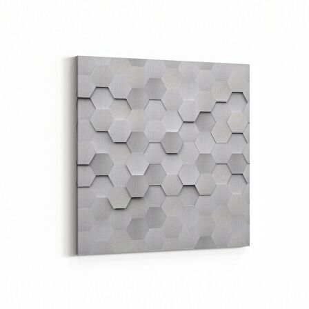 Olla 14940K Geometrik Desen Görseli Kare Kanvas Tablo (Ölçü: 30X30)