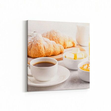 Olla 14984K Gıda Görseli Kare Kanvas Tablo (Ölçü: 25X25)