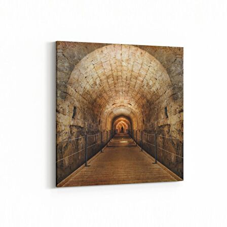 Olla 18426K Yapı Görseli Kare Kanvas Tablo (Ölçü: 25X25)