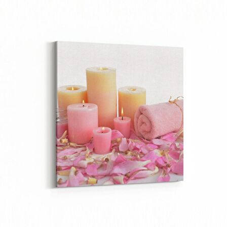 Olla 17107K Spa / Masaj Görseli Kare Kanvas Tablo (Ölçü: 30X30)