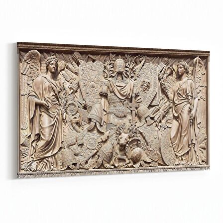 Olla 16258Y Heykel / Sanat Görseli Yatay Kanvas Tablo (Ölçü: 150X100)