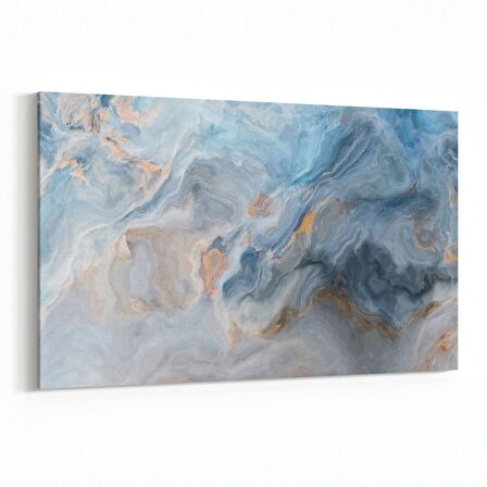 Olla 16664Y Mermer Desen Görsel Yatay Kanvas Tablo (Ölçü: 45X30)