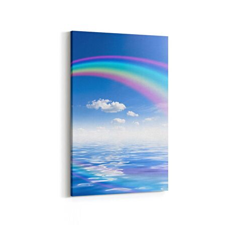 Olla 16358D Kumsal / Sahil Görseli Dikey Kanvas Tablo (Ölçü: 60X90)