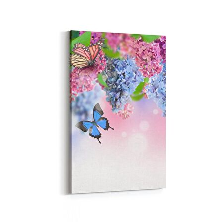 Olla 11755D Orkide Çiçek Görseli Dikey Kanvas Tablo (Ölçü: 100X150)