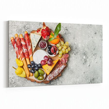 Olla 14993Y Gıda Görseli Yatay Kanvas Tablo (Ölçü: 150X100)