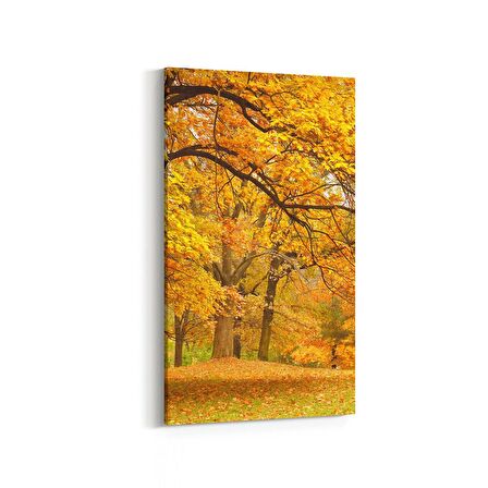 Olla 13229DD Doğa / Manzara Görseli Dikey Dar Kanvas Tablo (Ölçü: 40X80)