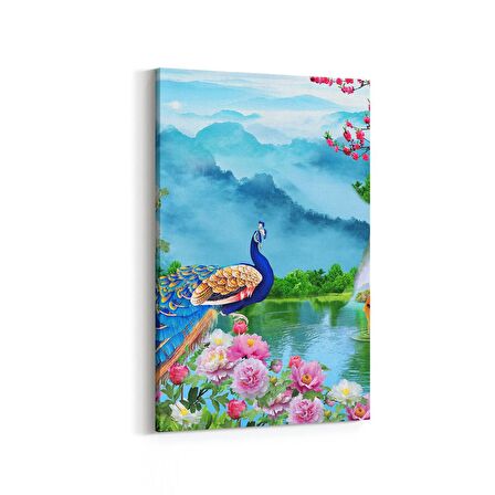Olla 13435D Doğa / Manzara Görseli Dikey Kanvas Tablo (Ölçü: 100X150)