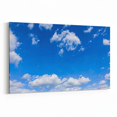 Olla 15667Y Gökyüzü Bulut Görseli  Yatay Kanvas Tablo (Ölçü: 30X20)