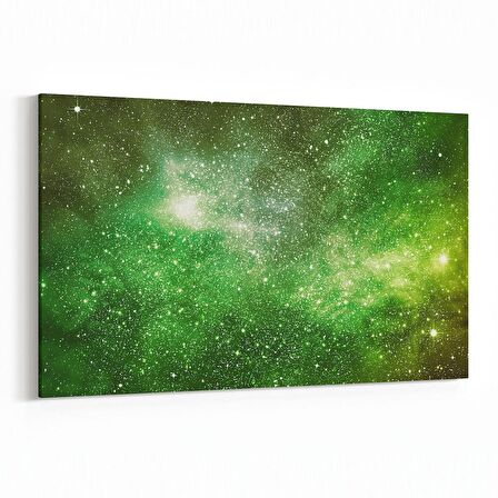 Olla 14761Y Gece Gökyüzü Görseli Yatay Kanvas Tablo (Ölçü: 70X50)