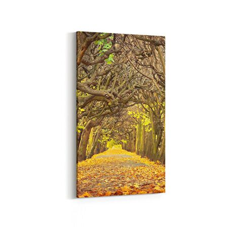 Olla 13366DD Doğa / Manzara Görseli Dikey Dar Kanvas Tablo (Ölçü: 40X80)