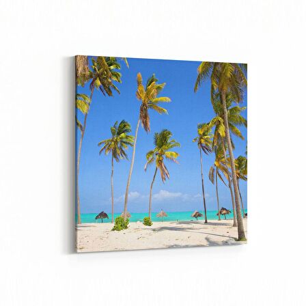 Olla 14226K Doğa / Manzara Görseli Kare Kanvas Tablo (Ölçü: 100X100)