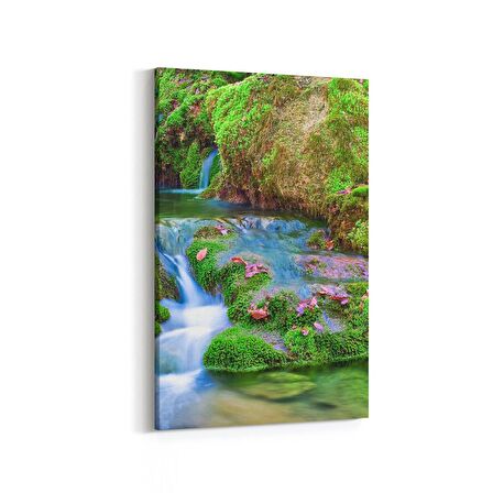 Olla 14374D Doğa / Manzara Görseli Dikey Kanvas Tablo (Ölçü: 60X90)