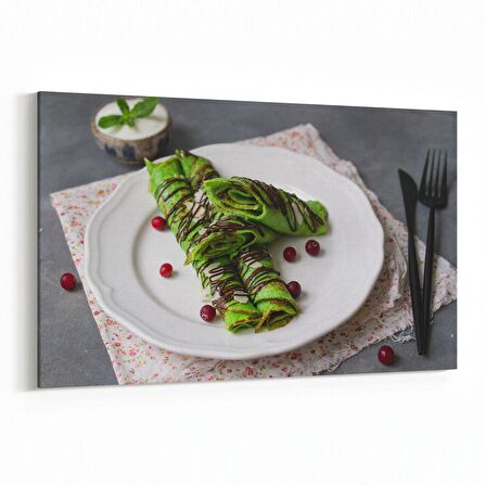 Olla 15044Y Gıda Görseli Yatay Kanvas Tablo (Ölçü: 45X30)