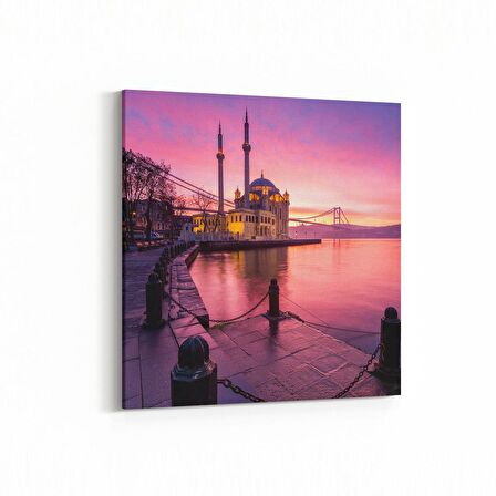 Olla 18575K Yapı Görseli Kare Kanvas Tablo (Ölçü: 25X25)