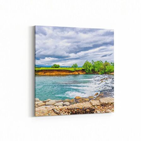 Olla 13835K Doğa / Manzara Görseli Kare Kanvas Tablo (Ölçü: 30X30)