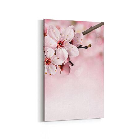 Olla 11672D Orkide Çiçek Görseli Dikey Kanvas Tablo (Ölçü: 60X90)
