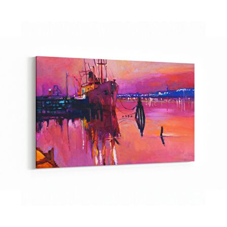 Olla 17745Y Yağlı Boya Görseli Yatay Kanvas Tablo (Ölçü: 45X30)