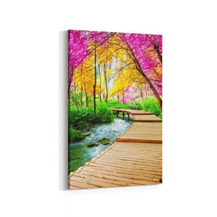 Olla 13359D Doğa / Manzara Görseli Dikey Kanvas Tablo (Ölçü: 20X30)