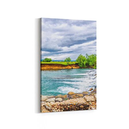 Olla 13835D Doğa / Manzara Görseli Dikey Kanvas Tablo (Ölçü: 70X105)