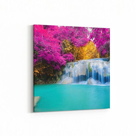 Olla 14342K Doğa / Manzara Görseli Kare Kanvas Tablo (Ölçü: 25X25)