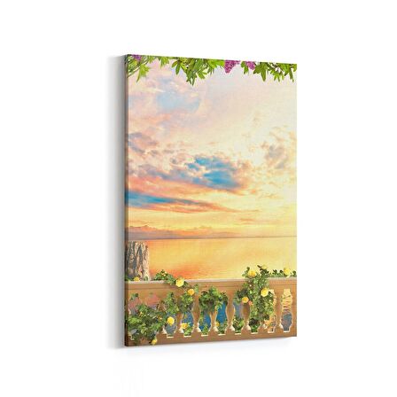 Olla 14098D Doğa / Manzara Görseli Dikey Kanvas Tablo (Ölçü: 100X150)