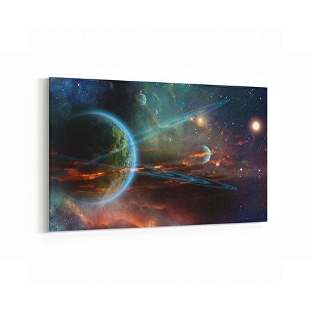 Olla 17670Y Uzay Görseli Yatay Kanvas Tablo (Ölçü: 45X30)