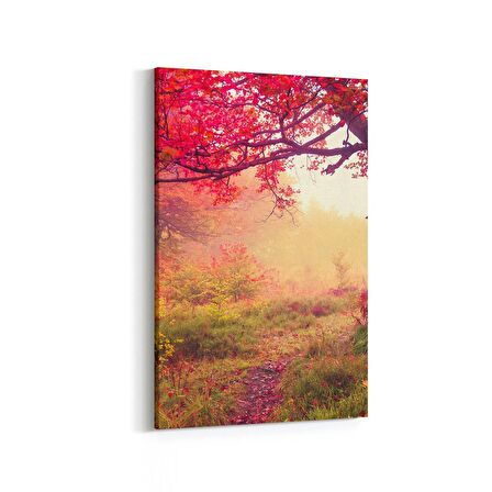 Olla 13708D Doğa / Manzara Görseli Dikey Kanvas Tablo (Ölçü: 60X90)
