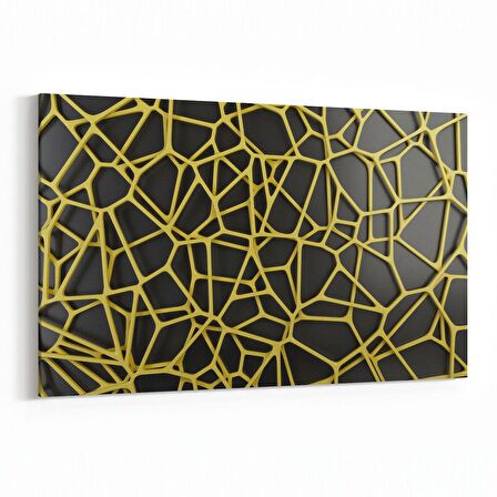 Olla 10292Y Abstract Görsel Yatay Kanvas Tablo (Ölçü: 45X30)