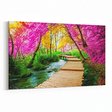 Olla 13359Y Doğa / Manzara Görseli Yatay Kanvas Tablo (Ölçü: 30X20)