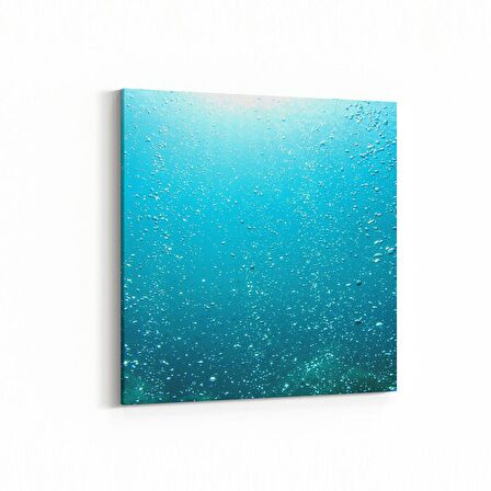 Olla 12923K Deniz / Okyanus Görseli Kare Kanvas Tablo (Ölçü: 25X25)