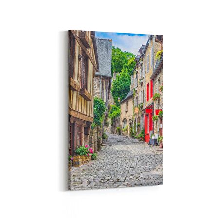 Olla 18570D Yapı Görseli Dikey Kanvas Tablo (Ölçü: 20X30)