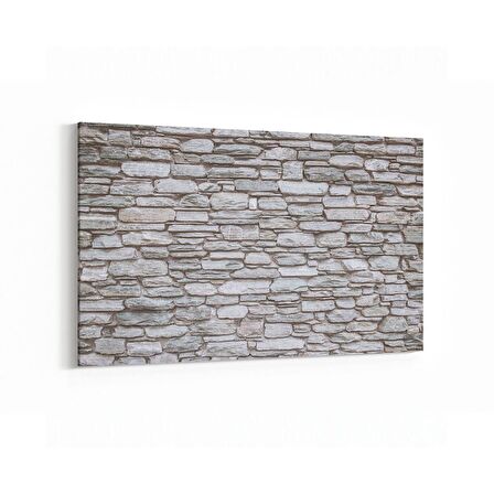 Olla 17439Y Taş / Tuğla Görseli Yatay Kanvas Tablo (Ölçü: 150X100)
