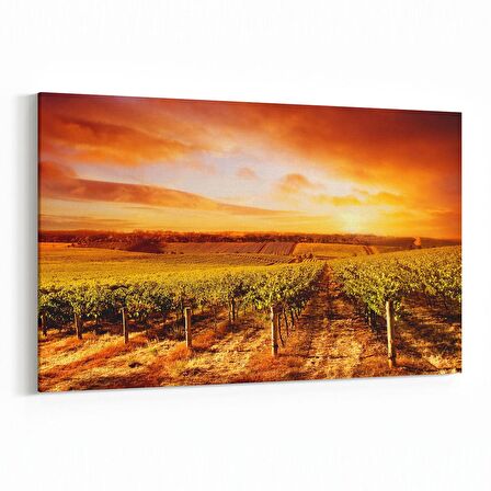 Olla 16018Y Günbatımı Görseli Yatay Kanvas Tablo (Ölçü: 45X30)
