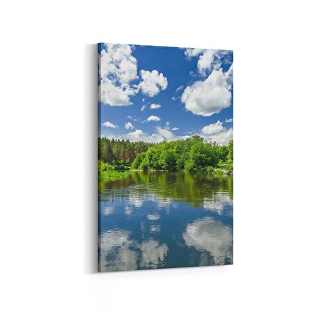 Olla 13458D Doğa / Manzara Görseli Dikey Kanvas Tablo (Ölçü: 100X150)