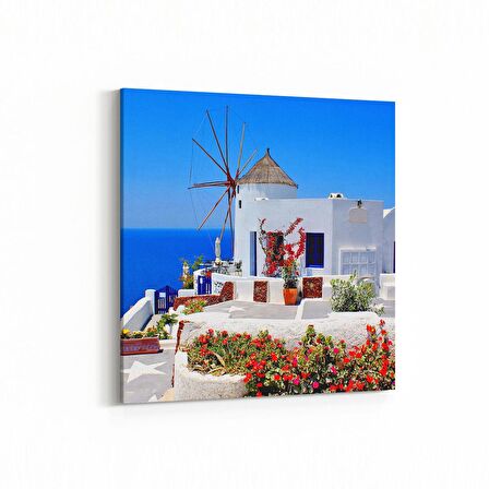 Olla 18703K Yapı Görseli Kare Kanvas Tablo (Ölçü: 60X60)