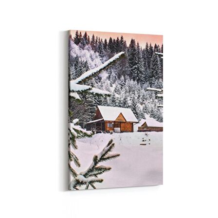 Olla 18368D Yapı Görseli Dikey Kanvas Tablo (Ölçü: 70X105)