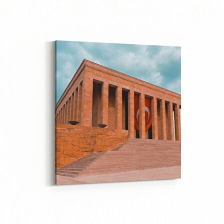 Olla 17968K Yapı Görseli Kare Kanvas Tablo (Ölçü: 25X25)