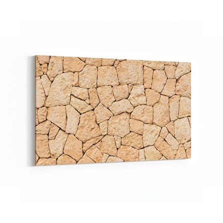 Olla 17477Y Taş / Tuğla Görseli Yatay Kanvas Tablo (Ölçü: 30X20)
