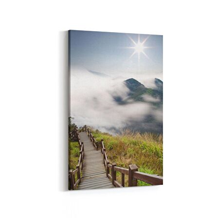 Olla 14618D Doğa / Manzara Görseli Dikey Kanvas Tablo (Ölçü: 60X90)