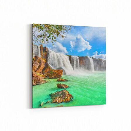 Olla 13253K Doğa / Manzara Görseli Kare Kanvas Tablo (Ölçü: 100X100)