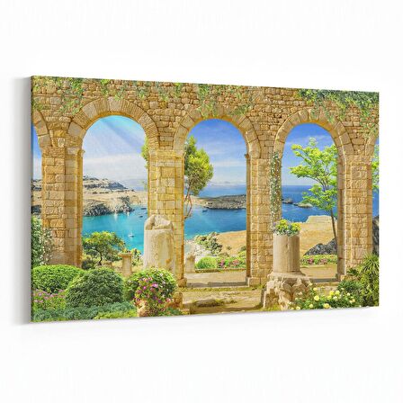 Olla 14259Y Doğa / Manzara Görseli Yatay Kanvas Tablo (Ölçü: 90X60)